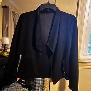 Black and olive green shawls